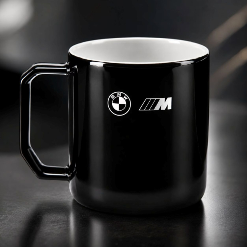 BMW M Logo Tasse schwarz