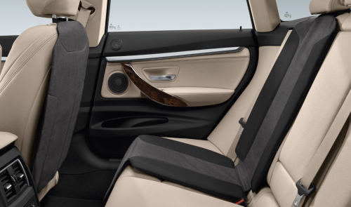 BMW backrest protection and child seat pad