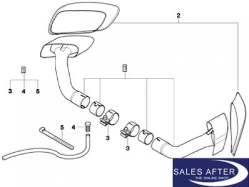 BMW X6 E71 Retrofit tailpipes chrome 8-cylinder optic, 30dX 40dX