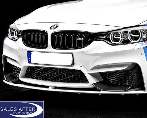 BMW M Performance F80 M3 F82 F83 M4 Front Aufsatzteil, mattschwarz