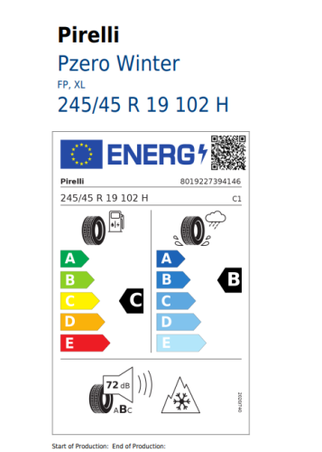BMW Winterkomplettradsatz 19" – M Performance Y-Speiche 942M | Teilenummern 36115A8E220 & 36115A8E239