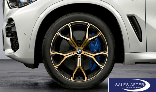 RDC Radsatz X5 G05 X6 G06 M Y-Speiche 741 night gold + Pirelli