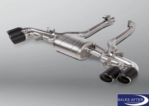 Akrapovic Slip-On Line Exhaust system F95 X5 M F96 X6 M, with GPF