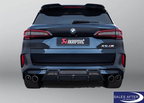Akrapovic Slip-On Line Exhaust system F95 X5 M F96 X6 M, with GPF