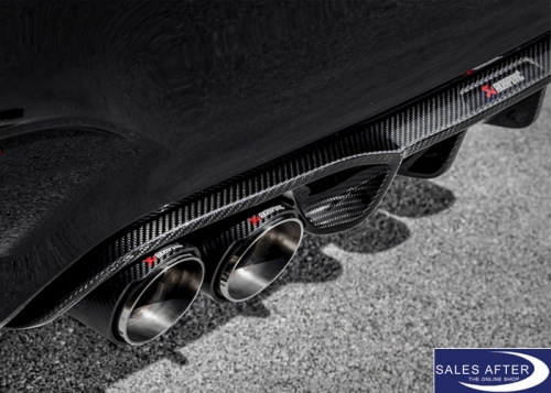 Akrapovic Rear Carbon Fiber Diffuser F80 M3 F82 F83 M4, High Gloss