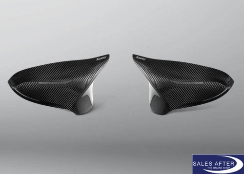 Akrapovic Carbon Fiber Außenspiegelkappen Set F87 M2 F80 M3 F82 F83 M4, Hochglanz