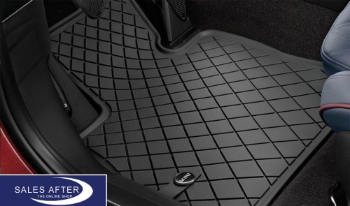 MINI F54 Clubman Set of all-weather floor mats front, ESSENTIAL BLACK