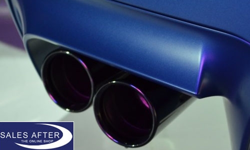 BMW 5 series F10 M5 6 series F06 F12 F13 M6 Exhaust pipe finisher in black chrome