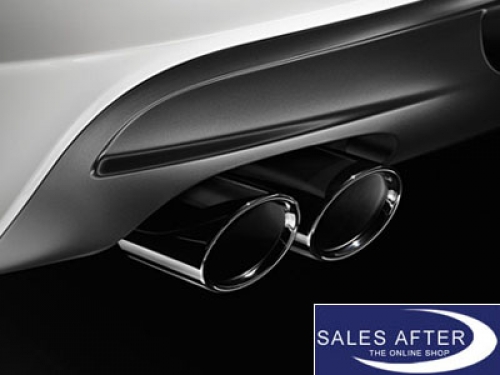 BMW 1 series E82 E82 Exhaust pipe finisher in black chrome, 135i