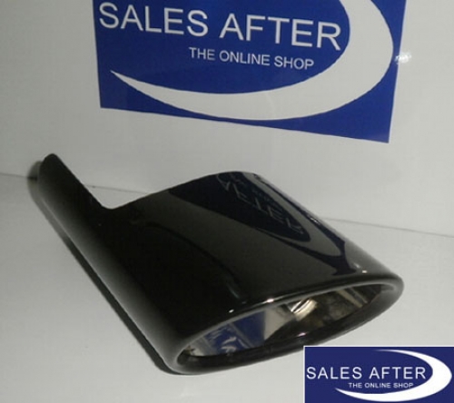 BMW X1 E84 Exhaust pipe finisher in black chrome