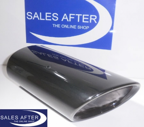 BMW 1 series E8x Exhaust pipe finisher black chrome, 123d