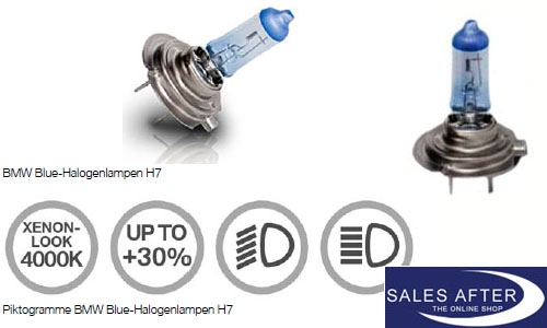 Genuine BMW Blue halogen lamps, 2x H7