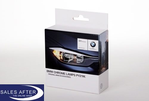 Original BMW Chrom-Lampen, 2x PY21W