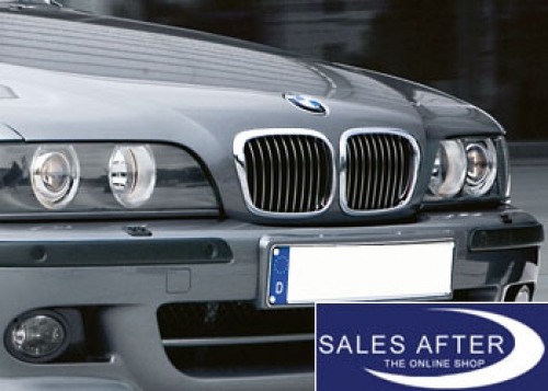BMW 5 series E39 Front grille in chrome from 09/2000