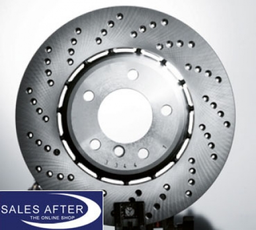 BMW F87 M2 F80 M3 F82 F83 M4 Brake Discs ventilated perforated, rear axle