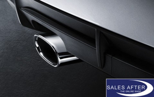 BMW X3 E83LCI Exhaust pipe finisher in chrome 18d 20d 20i