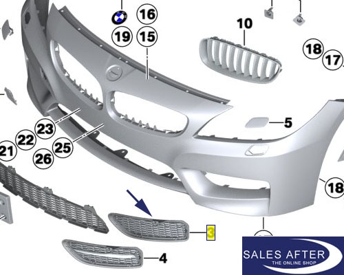 BMW Z4 E89 Set M grille front left and right side