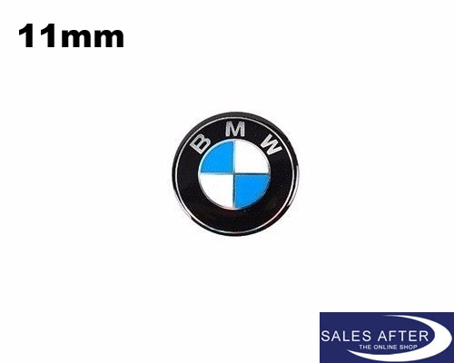 Genuine BMW Badge alu for the key, 1 piece