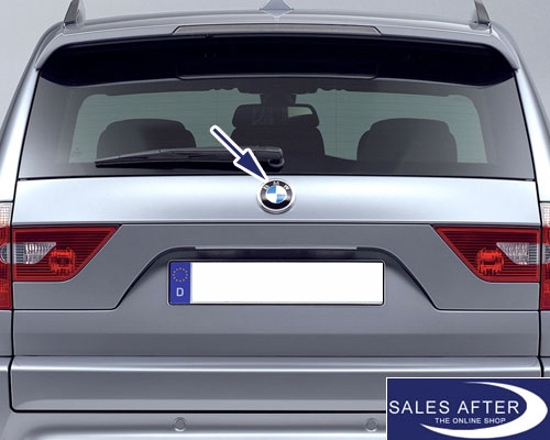 Genuine BMW badge for the tailgate, 90mm, X3 E83