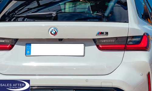 Genuine BMW Badge for the tailgate 50 years of M, 82mm, G21 G81