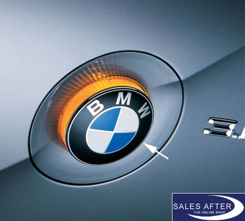 Genuine BMW badge for the flashing light, 82mm, E85 E86