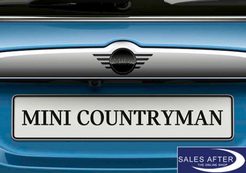 MINI F60 Emblem piano black, rear