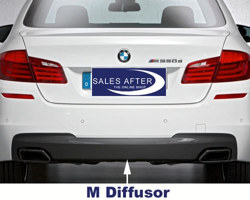 BMW 5er F10 F11 M Diffusor für M Heckstoßstange, M550dX 550i