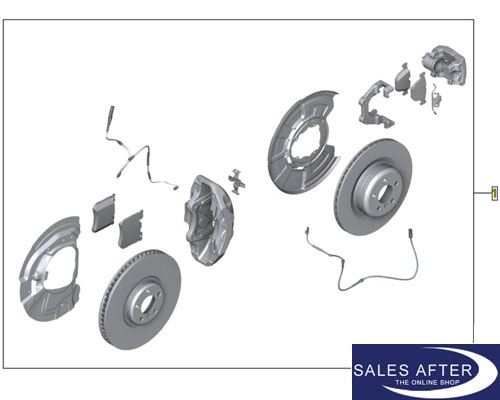 BMW M Performance X5 F15 X6 F16 Retrofit kit sport brake