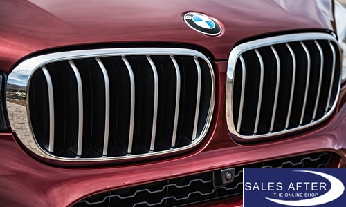 BMW X6 F16 Front grille in titanium