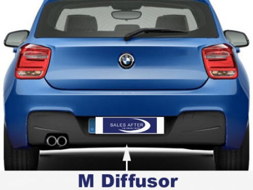 BMW 1 series F20 F21 M Diffuser, 125d 125i