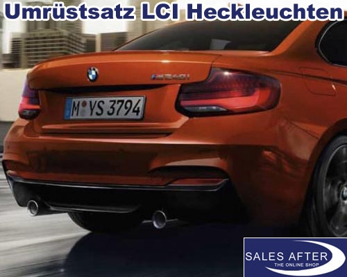 BMW 2er F22 F23 F87 M2 Umrüstsatz Blackline Heckleuchten Facelift