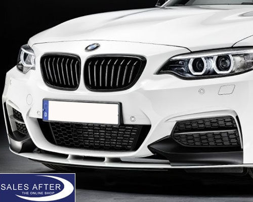 BMW M Performance F22 Aerodynamik-Paket Front Aufsatzteil, mattschwarz