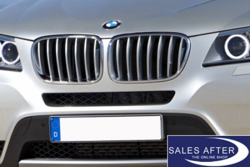 BMW X3 F25 front grille in titanium