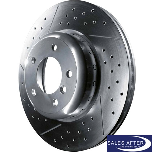 BMW F20 F21 F22 F23 F30 F31 F34 F32 F33 F36 Set of sport brake discs front, 17 inch