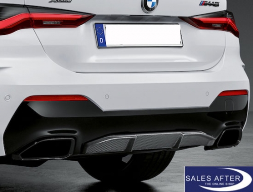 BMW G42 G20 G21 G22 G23 G26 Set of tailpipe trims glossy black, M240 M340 M440