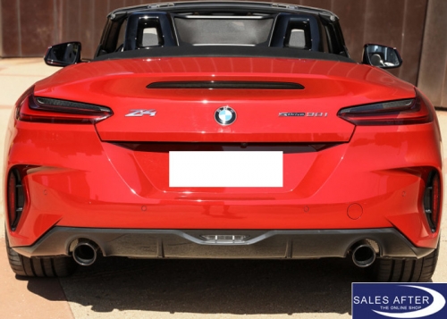 BMW Z4 G29 Set of exhaust pipe finisher in black chrome, 20i 30i