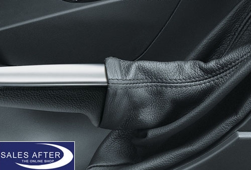 BMW 3 series E46 Handbrake cover leather, black