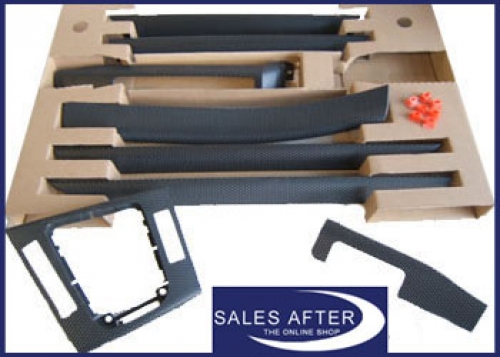 BMW 3 series E46 Alu black cube interior trim, 4 electric windows