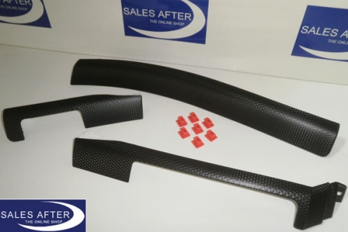 BMW 3 series E46 Alu black cube interior trim, set instruments panel