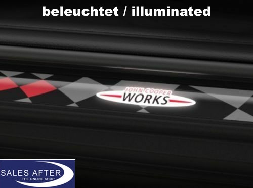MINI F54 F55 JCW LED Door sills, illuminated