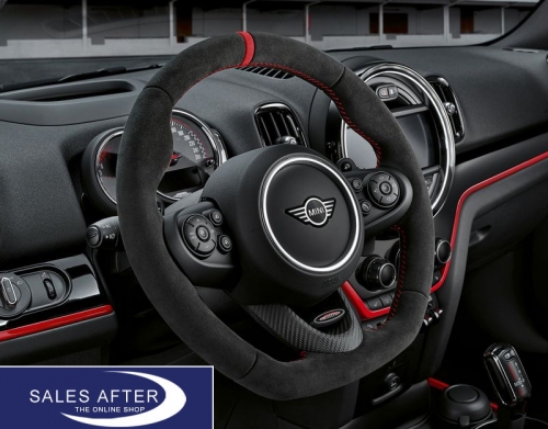 MINI F54 F55 F56 F57 F60 JCW Pro Steering wheel alcantara/carbon, without paddles