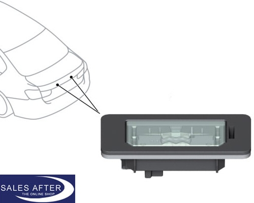 Genuine BMW License plate light LED, 1 piece