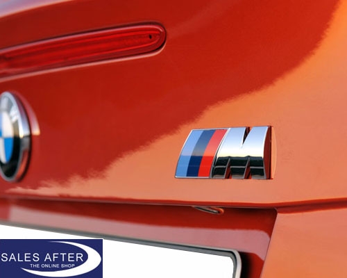 Genuine BMW 1 series m coupe lettering in chrome, ///M