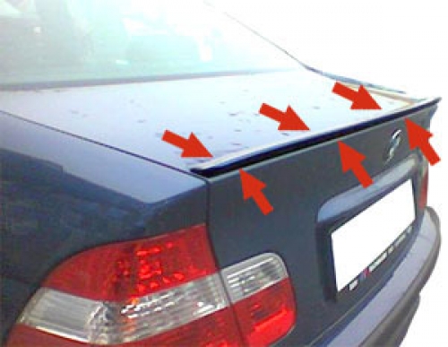 BMW 3 series E46 sedan M Rear spoiler, primed