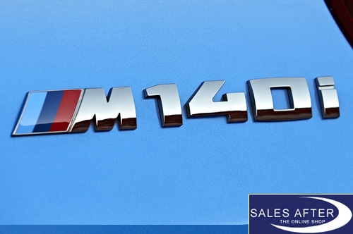 Genuine BMW F20 F21 lettering in chrome, ///M140i