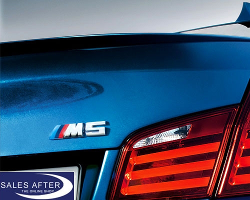 Genuine BMW F10 M5 lettering in chrome, ///M5
