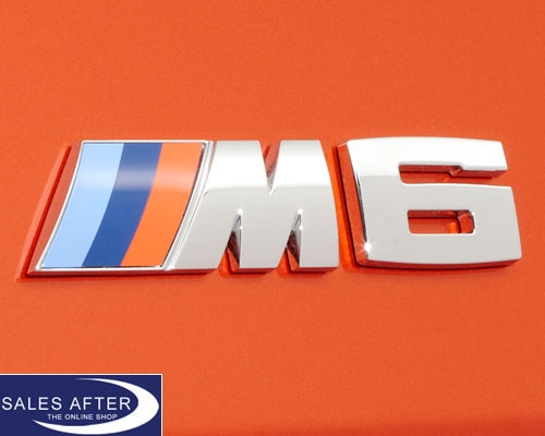 Genuine BMW F06 F12 F13 M6 lettering in chrome, ///M6