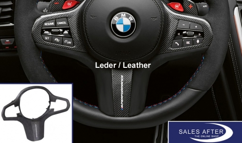 BMW M Performance G30 G31 F90 M5 G32 G14 G15 G16 F91 F92 F93 M8 Cover steering wheel carbon/leather