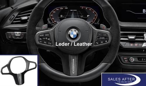 BMW M Performance F40 F44 G20 G21 G80 M3 G22 G23 G82 M4 G29 Cover steering wheel carbon/leather