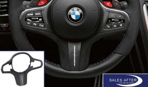 BMW M Performance G30 G31 F90 M5 G32 G14 G15 G16 F91 F92 F93 M8 Cover steering wheel carbon/alcantara